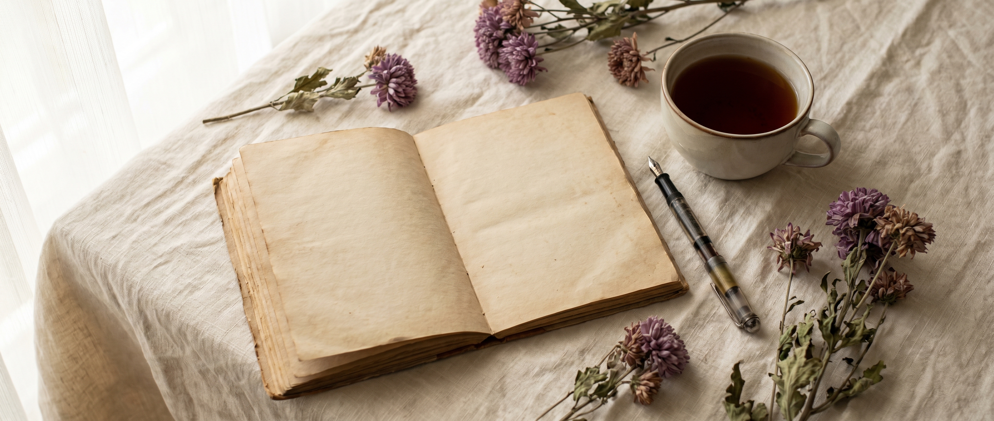 Tagebuch und Tasse Tee, Zyklusbeobachtung